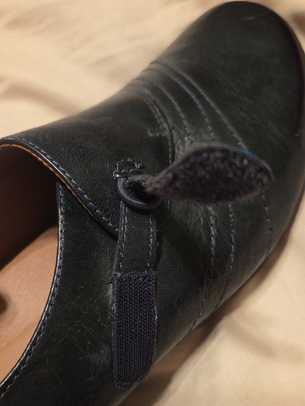 Dansko Dark Navy Blue Leather Slip-On Loafers Size 40 - Picture 8 of 8